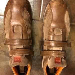 HUGO BOSS Mens Leather Sneakers US Size 10